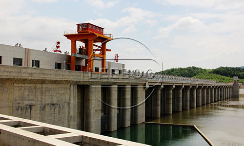 遼寧丹東市三灣電站項目現場